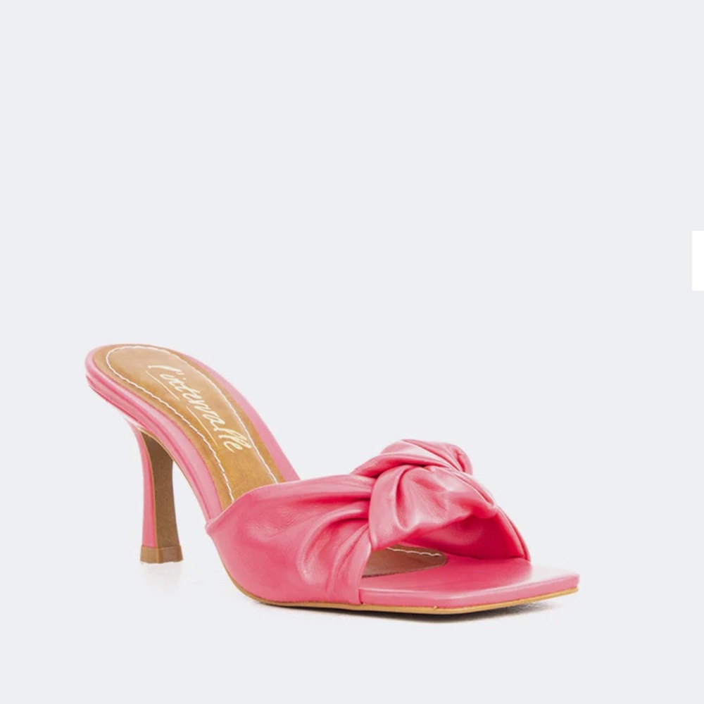 L’INTERVALLE Women's Pink Heeled Sandals
